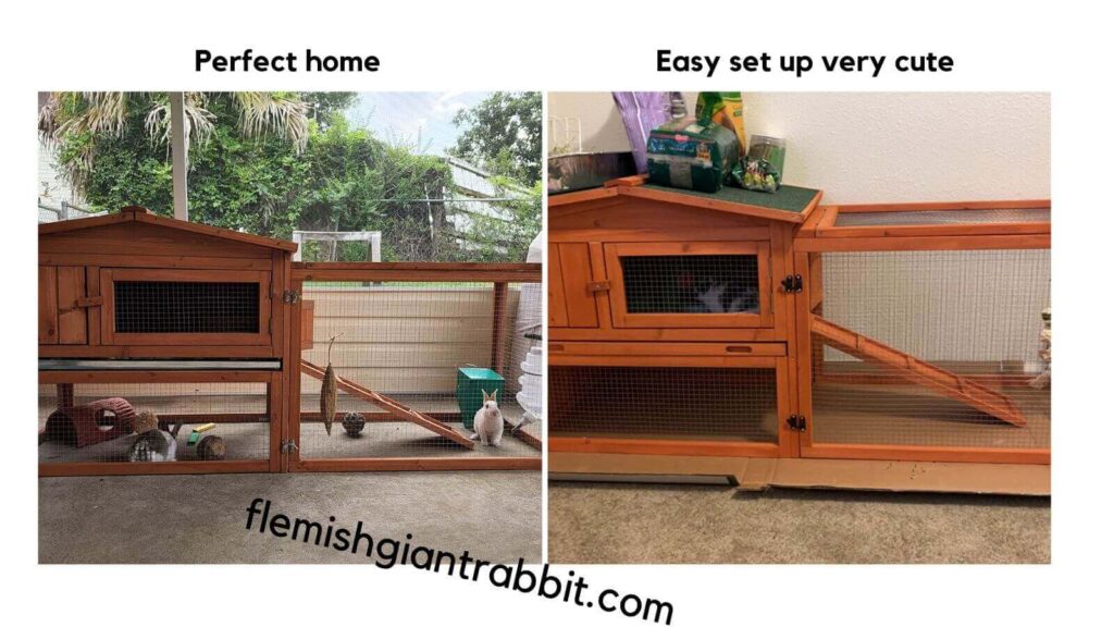 PawHut Rabbit Hutch