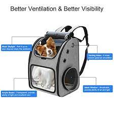 COVONO Expandable Pet Carrier Backpack