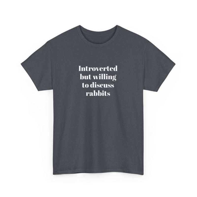 Introverted Unisex Heavy Cotton Tee - Image 20