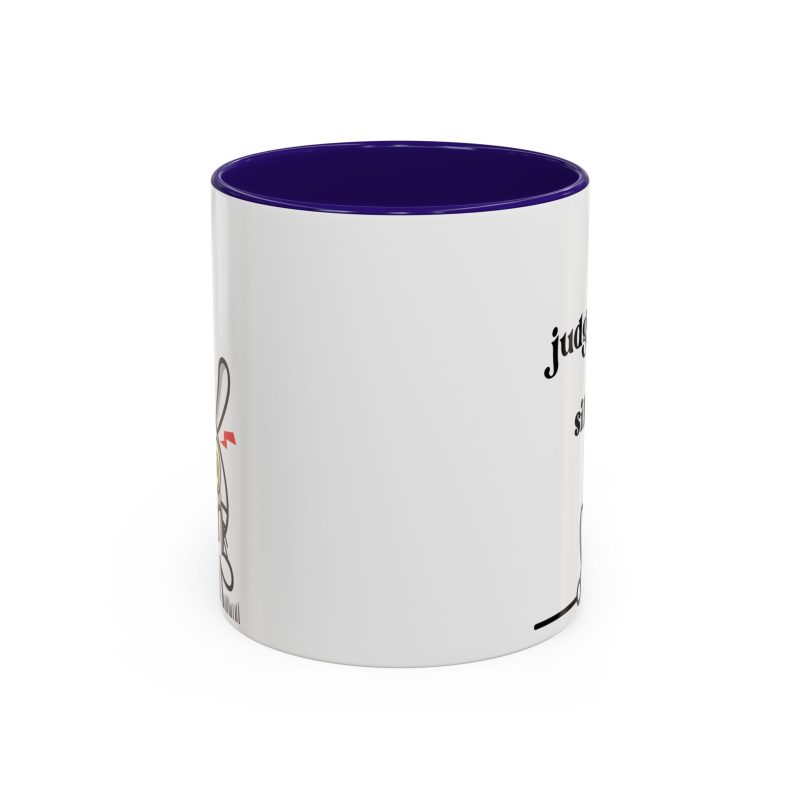 Rabbit Judging Colorful Mugs (11oz, 15oz) - Image 5