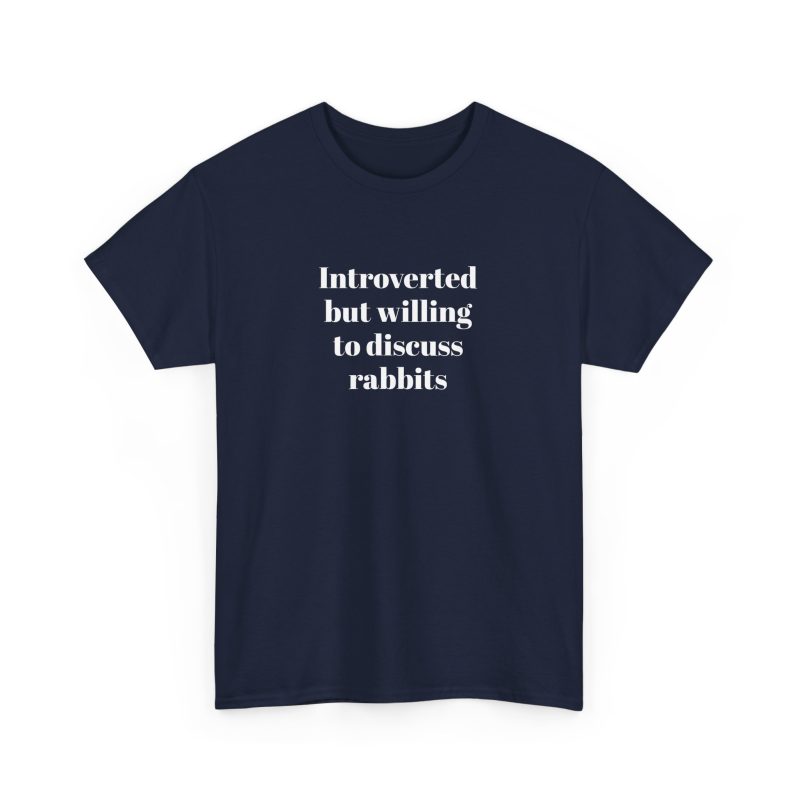 Introverted Unisex Heavy Cotton Tee - Image 24